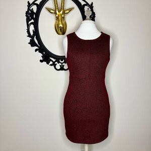 Others Follow Black and Red Sleeveless Dress